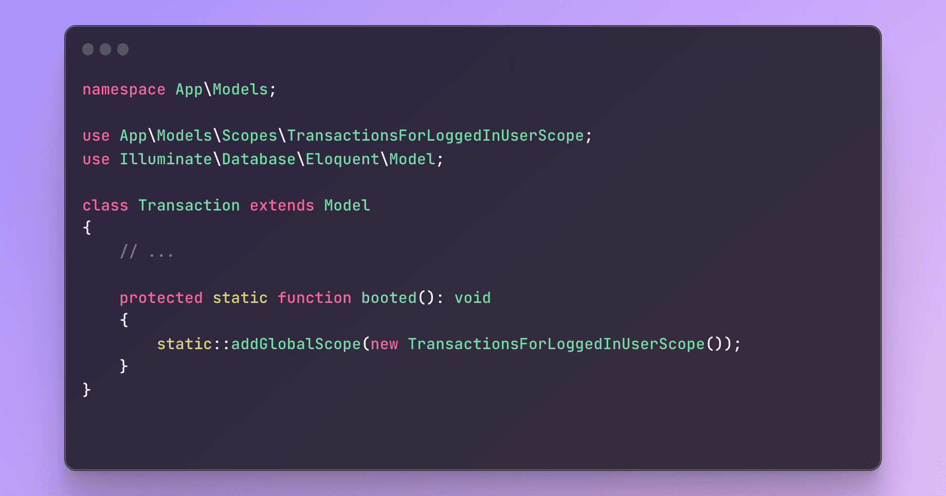 When to use Laravel global scopes